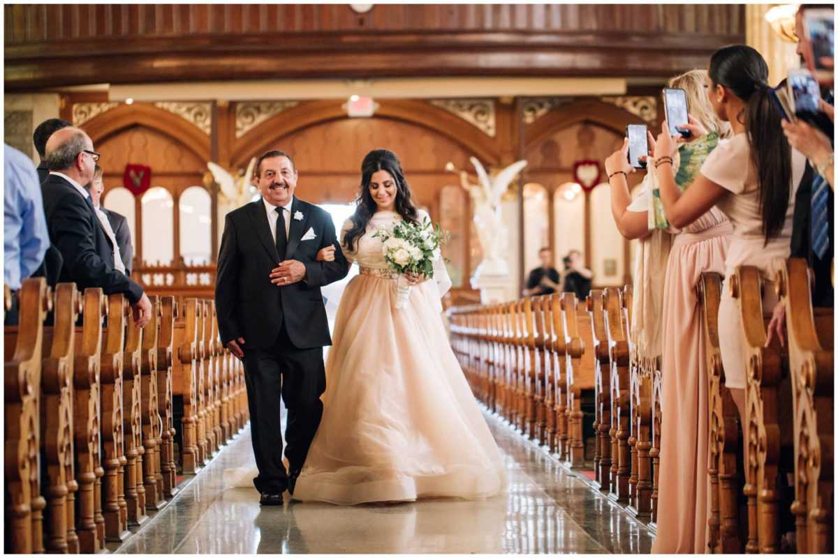 53 Sharlen And Mike Wedding Bride Walking Down Aisle Visi Productions Wedding Photography Cinema